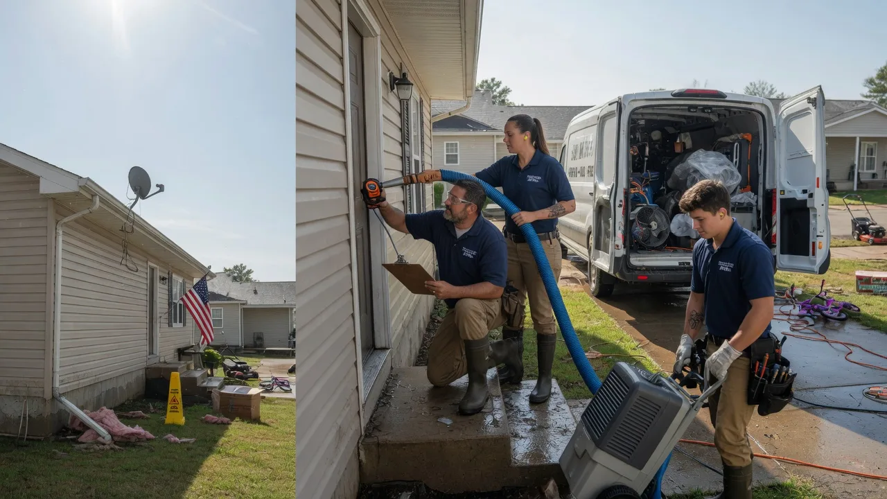 Ceiling Water Damage Restoration in Franklin, WI near me